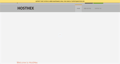 Desktop Screenshot of hosthex.com
